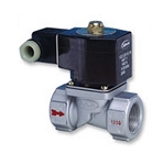 Jefferson Válvula Solenoide de 2 vías de 1/2" NPT, 1330LA04T,120/60-110/50Hz.